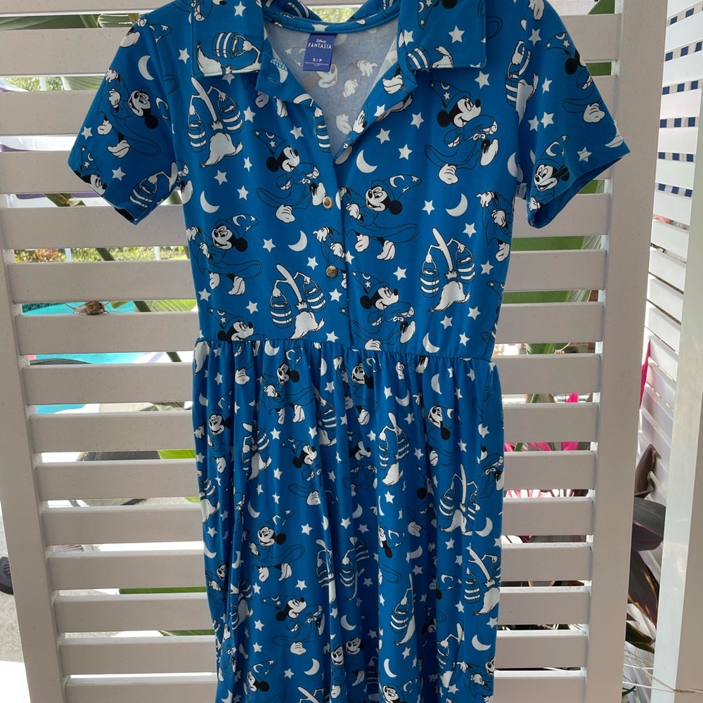 Disney Fantasia Mickey  Dress Small